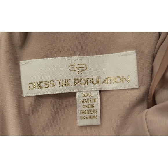 Dress The Population Lola Art Deco Sequin Dress Size XXL - Picture 8 of 11